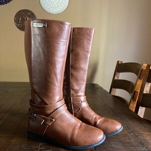 Nautica Brown Leather Boots
